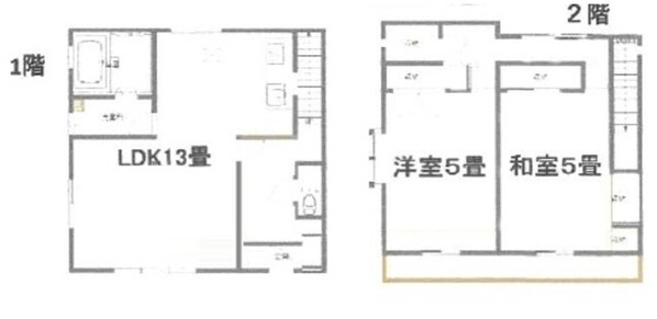 デザイナーズ川越の物件間取画像